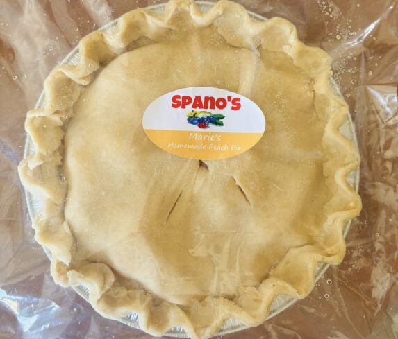 a pie in a foil container
