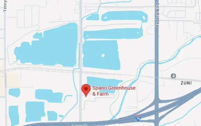 Spano Farm map